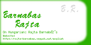 barnabas rajta business card